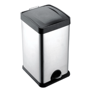 Bote De Acero Inoxidable De 30 Lts De Pedal Y Liner