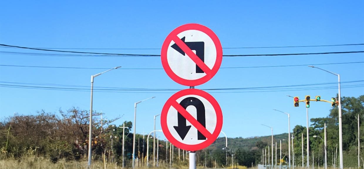 Señalamiento restrictivo