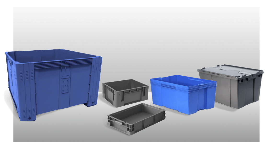 Cajas de plástico industriales
